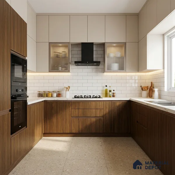 Wooden Look LM 20997 8 ft x 4 ft Matte Finish Decorative Laminate - 1 mm | Suitable for TV Unit, Wardrobe, Kitchen Cabinets
