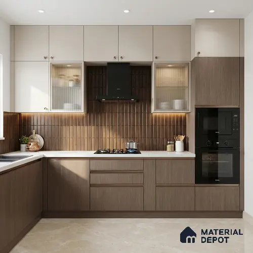 Wooden Look LM 21017 8 ft x 4 ft Texture Finish Decorative Laminate - 1 mm | Suitable for TV Unit, Wardrobe, Kitchen Cabinets