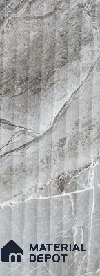Marble Fluted LM 21107 D Glacier Mist 8 ft x 4 ft Matte Finish Decorative Laminate - 1 mm | Suitable for TV Unit,Wardrobe, Kitchen Cabinets