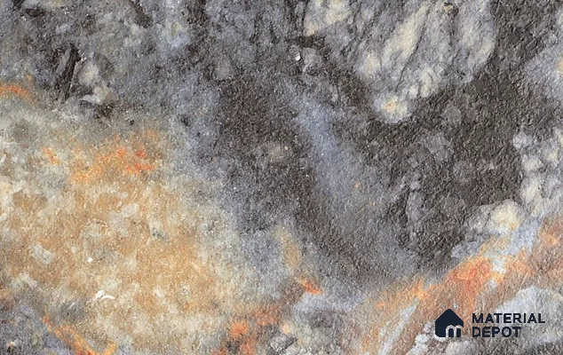 Marble Look LM 21112 C Volcanic Burst Marble High Gloss Finish 8 ft x 4 ft Decorative Laminate - 1 mm | Suitable for TV Unit, Wardrobe, Kitchen Cabinets