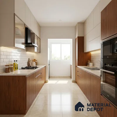 Wooden Look LM 21414 Canadian Maple 8 ft x 4 ft Matte Finish Decorative Laminate - 1 mm | Suitable for TV Unit, Wardrobe, Kitchen Cabinets