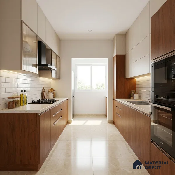Wooden Look LM 21414 Canadian Maple 8 ft x 4 ft Matte Finish Decorative Laminate - 1 mm | Suitable for TV Unit, Wardrobe, Kitchen Cabinets