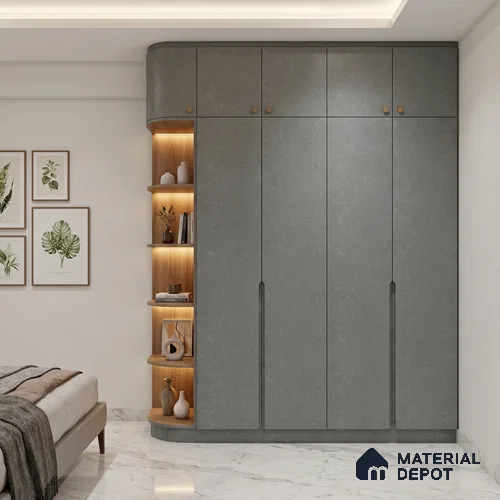 Stone Look LM 21567 Pebble Grey 8ft x 4ft Texture Finish Decorative Laminate - 1 mm | Suitable for TV Unit, Wardrobe, Kitchen Cabinets