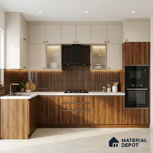 Wooden Look LM 21585 Splendid Oak 8ft x 4ft Texture Finish Decorative Laminate - 1 mm | Suitable for TV Unit, Wardrobe, Kitchen Cabinets