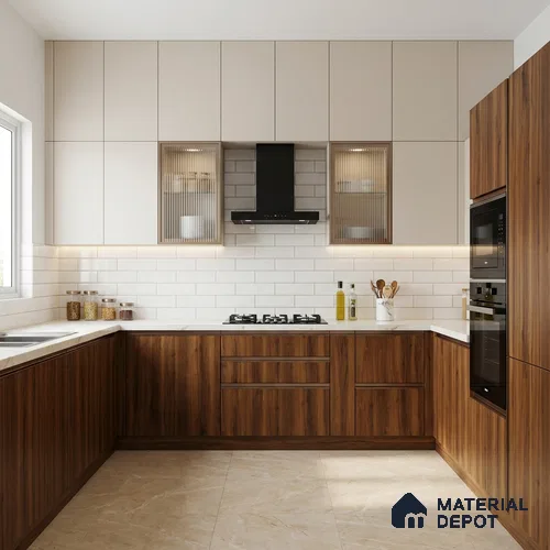 Wooden Look LM 21605 Splendid Oak 8ft x 4ft Suede Finish Decorative Laminate - 1 mm | Suitable for TV Unit, Wardrobe, Kitchen Cabinets
