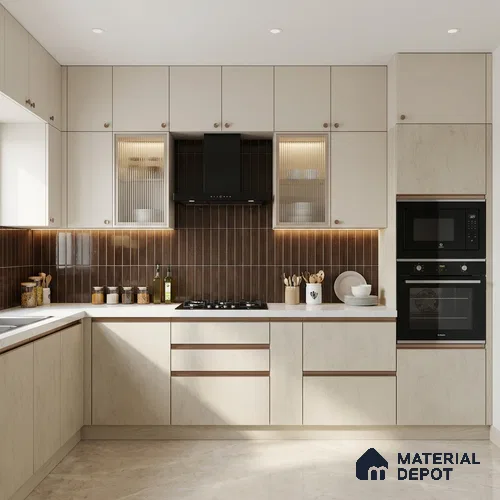 Wooden Look LM 21753 8ft x 4ft Texture Finish Decorative Laminate - 1 mm | Suitable for TV Unit, Wardrobe, Kitchen Cabinets
