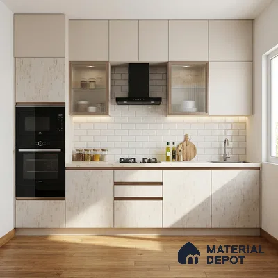 Wooden Look LM 21754 8ft x 4ft Texture Finish Decorative Laminate - 1 mm | Suitable for TV Unit, Wardrobe, Kitchen Cabinets