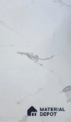 White Marble Look LM 22802 8 ft x 4 ft Texture Finish Decorative Laminate - 1 mm | Suitable for TV Unit, Wardrobe, Kitchen Cabinets