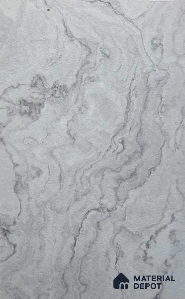 Grey Marble Look LM 22846 8 ft x 4 ft Texture Finish Decorative Laminate - 1 mm | Suitable for TV Unit, Wardrobe, Kitchen Cabinets