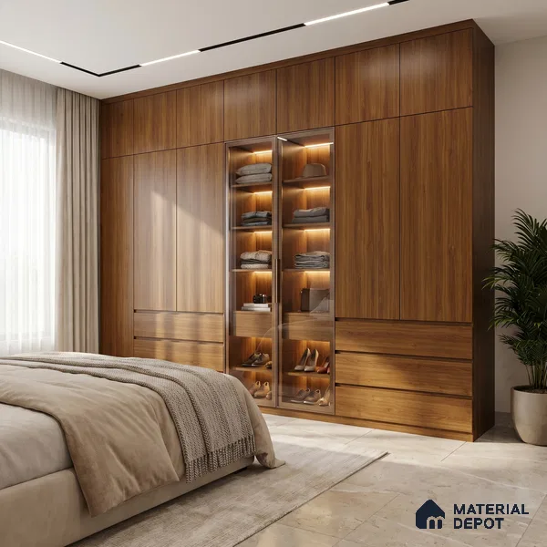 Wooden Look LM 23465 (AR 01 7538) Golden Sands 8 ft x 4 ft Alder Ridge Finish Decorative Laminate - 1 mm | Suitable for TV Unit, Wardrobe, Kitchen Cabinets
