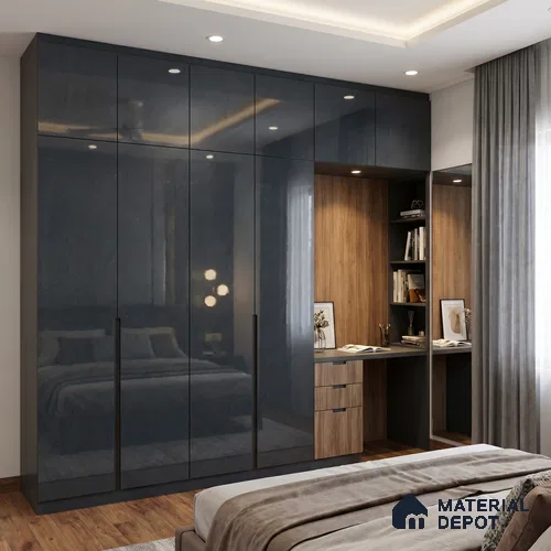 LM 23491 Twilight Glaze 8 ft x 4 ft High Gloss Finish Decorative Laminate - 1 mm | Suitable for TV Unit, Wardrobe, Kitchen Cabinets