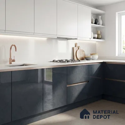 LM 23491 Twilight Glaze 8 ft x 4 ft High Gloss Finish Decorative Laminate - 1 mm | Suitable for TV Unit, Wardrobe, Kitchen Cabinets
