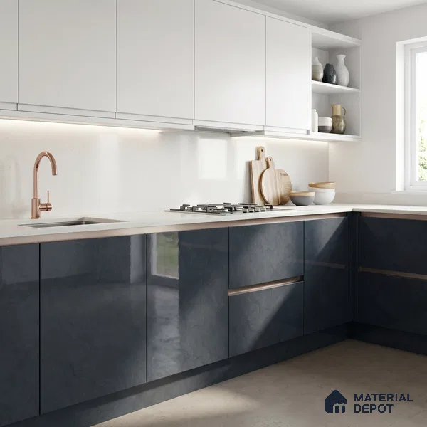 LM 23491 Twilight Glaze 8 ft x 4 ft High Gloss Finish Decorative Laminate - 1 mm | Suitable for TV Unit, Wardrobe, Kitchen Cabinets