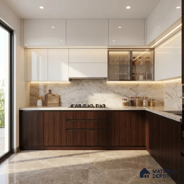 Wooden Look LM 23494 (AR 03 7119) Wenge Wood 8 ft x 4 ft Aged Radiance Finish Decorative Laminate - 1 mm | Suitable for TV Unit, Wardrobe, Kitchen Cabinets