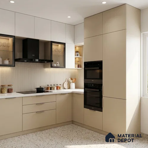 LM 23516 (SMT 402) Sunset Nectar 8 ft x 4 ft Super Matte Finish Decorative Laminate - 1 mm | Suitable for Living Room, Kitchen, Office