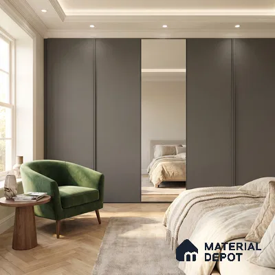LM 23518 (SMT 409) Dulux Waterlily Blush 8 ft x 4 ft Super Matte Finish Decorative Laminate - 1 mm | Suitable for Living Room, Kitchen, Office