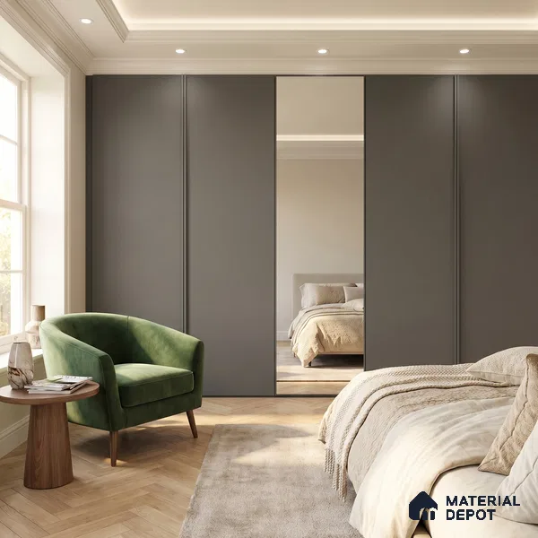 LM 23518 (SMT 409) Dulux Waterlily Blush 8 ft x 4 ft Super Matte Finish Decorative Laminate - 1 mm | Suitable for Living Room, Kitchen, Office
