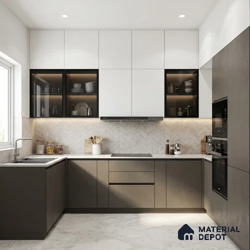 LM 23519 (SMT 410) Porter Pastel 8 ft x 4 ft Super Matte Finish Decorative Laminate - 1 mm | Suitable for Living Room, Kitchen, Office