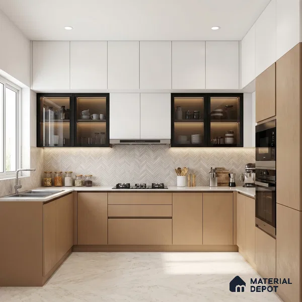 LM 23526 (SMT 427) Golden Melon 8 ft x 4 ft Super Matte Finish Decorative Laminate - 1 mm | Suitable for Living Room, Kitchen, Office