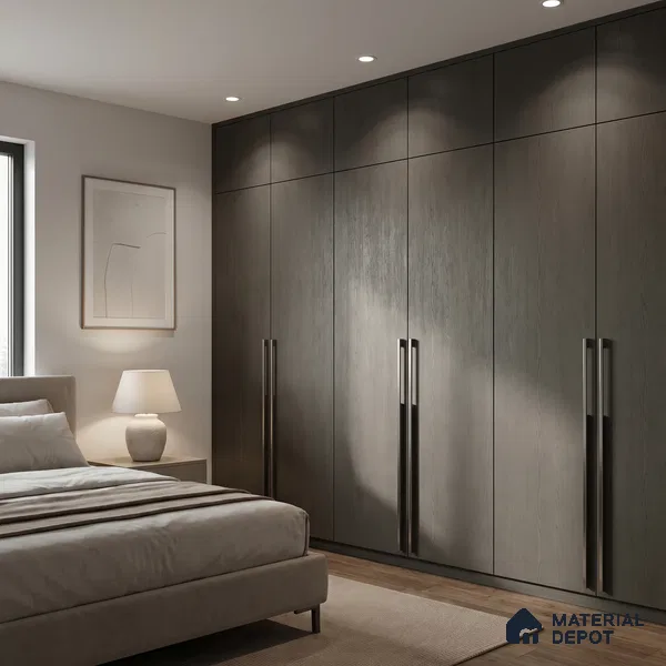Wooden Look LM 23541 Charcoal Forest 8 ft x 4 ft Alder Ridge Finish Decorative Laminate - 1 mm | Suitable for TV Unit, Wardrobe, Kitchen Cabinets
