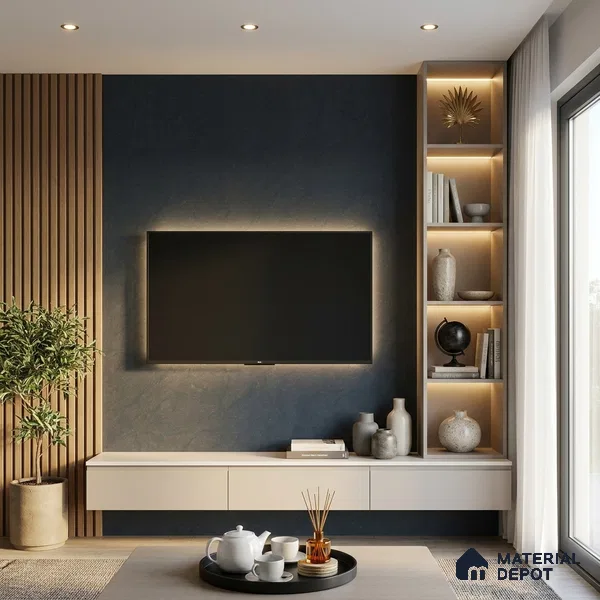 LM 23556 Twilight Glaze 8 ft x 4 ft Antique Tones Finish Decorative Laminate - 1 mm | Suitable for TV Unit, Wardrobe, Kitchen Cabinets