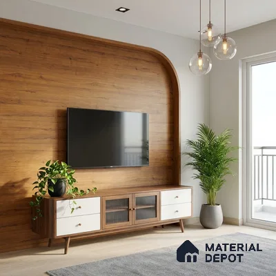 Wooden Look LM 23572 (AHO 11 7116 HZ) Cacao Bean 8 ft x 4 ft Arctic Honey Oak Finish Decorative Laminate - 1 mm | Suitable for TV Unit, Wardrobe, Kitchen Cabinets