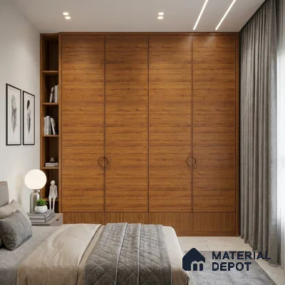 Wooden Look LM 23572 (AHO 11 7116 HZ) Cacao Bean 8 ft x 4 ft Arctic Honey Oak Finish Decorative Laminate - 1 mm | Suitable for TV Unit, Wardrobe, Kitchen Cabinets