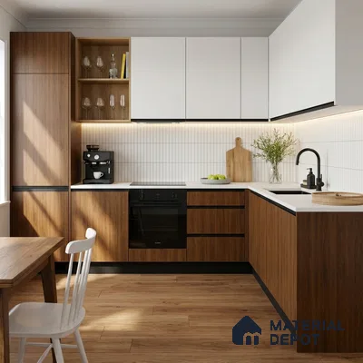 Wooden Look LM 23599 (AO 08 7123) Coastal Cedar 8 ft x 4 ft Apex Oak Finish Decorative Laminate - 1 mm | Suitable for TV Unit, Wardrobe, Kitchen Cabinets