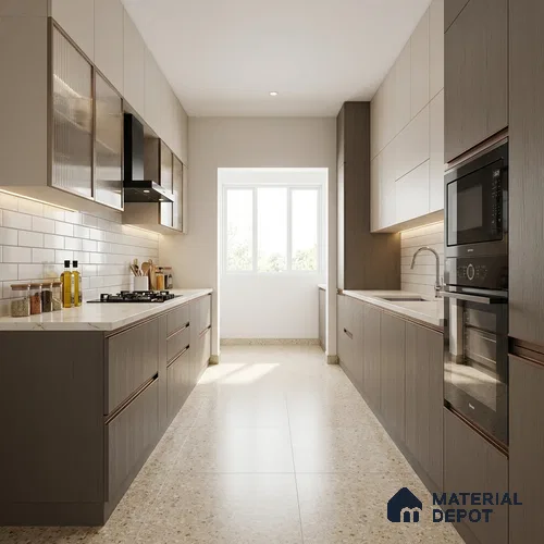 Wooden Look WP 1 911 8 ft x 4 ft Texture Finish Decorative Laminate - 1 mm | Suitable for TV Unit, Wardrobe, Kitchen Cabinets