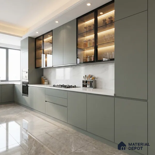 Fortnum & Mason Solid Colors Look SMT 912 8 ft x 4 ft Super Matte Finish Decorative Laminate - 1 mm | Suitable for Living Room, Kitchen, Office