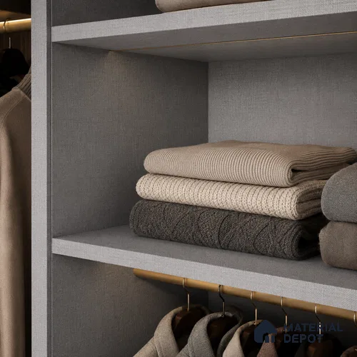 Fabric Liner Laminate LM 23952 8 x 4 ft Suede Finish - 0.72 mm | Ideal For Wardrobes | Matching Edgeband - EB 01696