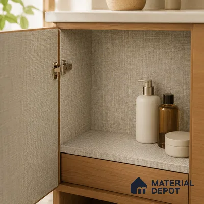 Fabric Liner Laminate LM 23953 B 8 x 4 ft Suede Finish - 0.8 mm | Ideal For Wardrobes | Matching Edgeband - EB 01696