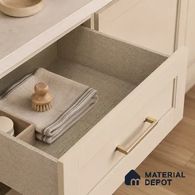 Fabric Liner Laminate LM 23953 B 8 x 4 ft Suede Finish - 0.8 mm | Ideal For Wardrobes | Matching Edgeband - EB 01696