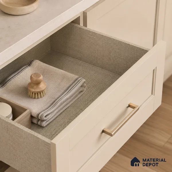 Fabric Liner Laminate LM 23953 B 8 x 4 ft Suede Finish - 0.8 mm | Ideal For Wardrobes | Matching Edgeband - EB 01696