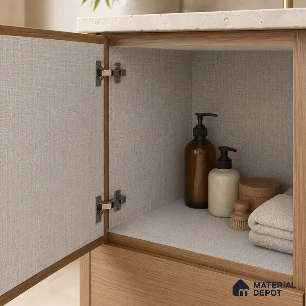 Fabric Liner Laminate LM 23954 B 8 x 4 ft Suede Finish - 0.8 mm | Ideal For Wardrobes | Matching Edgeband - EB 01697
