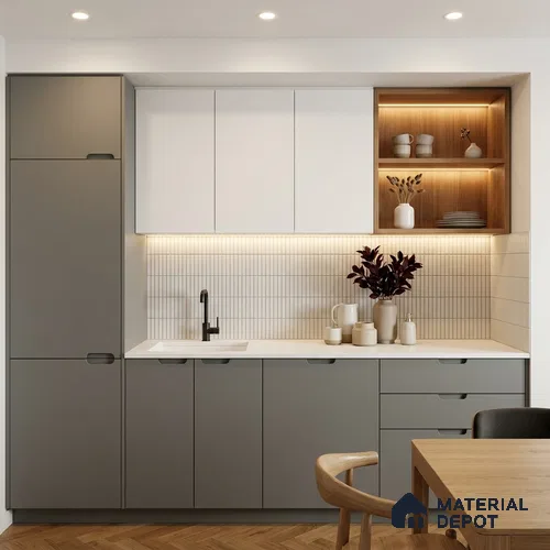 Stone Look LM 24376 8 ft x 4 ft Texture Finish Decorative Laminate - 1 mm | Suitable for TV Unit, Wardrobe, Kitchen Cabinets