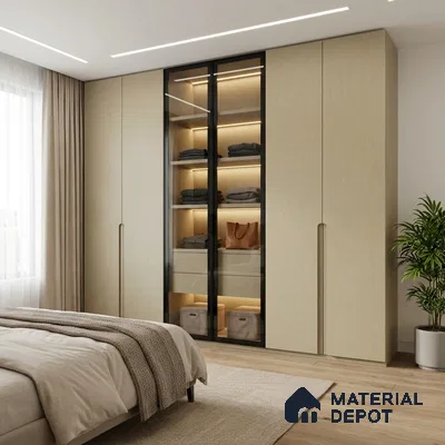 Stone Look LM 24378  8 ft x 4 ft Texture Finish Decorative Laminate - 1 mm | Suitable for TV Unit, Wardrobe, Kitchen Cabinets