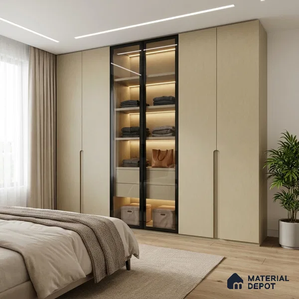 Stone Look LM 24378  8 ft x 4 ft Texture Finish Decorative Laminate - 1 mm | Suitable for TV Unit, Wardrobe, Kitchen Cabinets