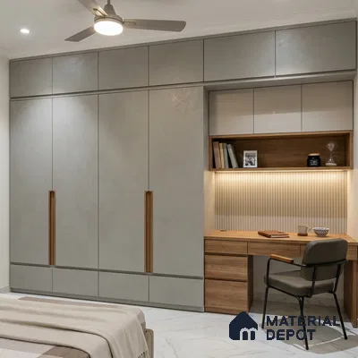Stone Look LM 24389  8 ft x 4 ft Texture Finish Decorative Laminate - 1 mm | Suitable for TV Unit, Wardrobe, Kitchen Cabinets