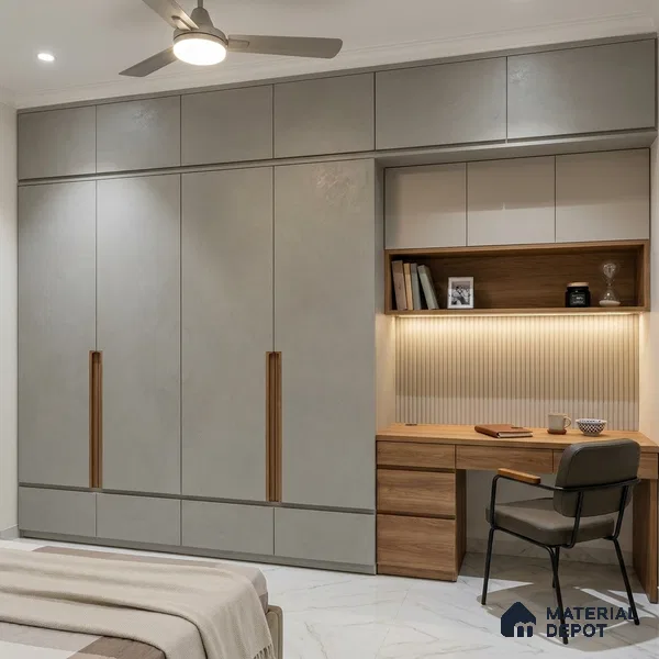 Stone Look LM 24389  8 ft x 4 ft Texture Finish Decorative Laminate - 1 mm | Suitable for TV Unit, Wardrobe, Kitchen Cabinets