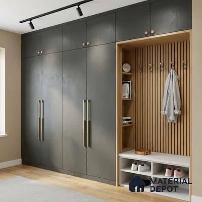 Stone Look LM 24391  8 ft x 4 ft Texture Finish Decorative Laminate - 1 mm | Suitable for TV Unit, Wardrobe, Kitchen Cabinets