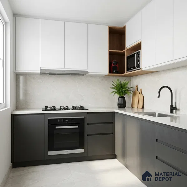 Stone Look LM 24391  8 ft x 4 ft Texture Finish Decorative Laminate - 1 mm | Suitable for TV Unit, Wardrobe, Kitchen Cabinets