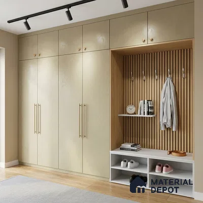 Stone Look LM 24394  8 ft x 4 ft Texture Finish Decorative Laminate - 1 mm | Suitable for TV Unit, Wardrobe, Kitchen Cabinets