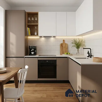 Wooden Look LM 24416 8 ft x 4 ft Texture Finish Decorative Laminate - 1 mm | Suitable for TV Unit, Wardrobe, Kitchen Cabinets