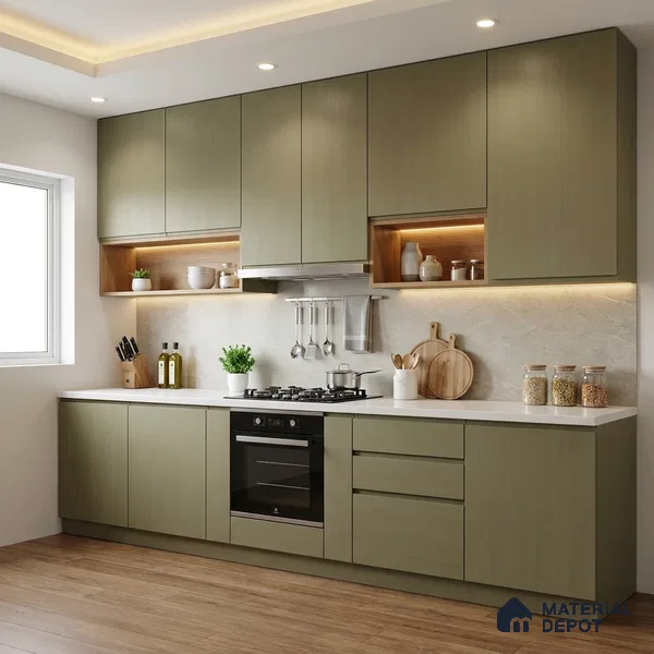 Wooden Look LM 24420 8 ft x 4 ft Texture Finish Decorative Laminate - 1 mm | Suitable for TV Unit, Wardrobe, Kitchen Cabinets