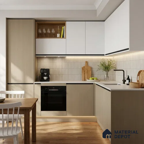 Wooden Look LM 24421 8 ft x 4 ft Texture Finish Decorative Laminate - 1 mm | Suitable for TV Unit, Wardrobe, Kitchen Cabinets