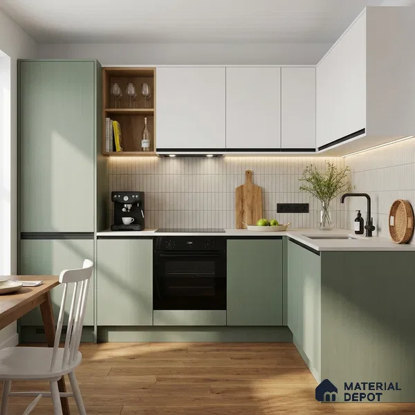 Wooden Look LM 24425 8 ft x 4 ft Texture Finish Decorative Laminate - 1 mm | Suitable for TV Unit, Wardrobe, Kitchen Cabinets