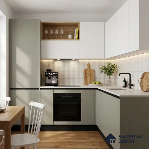 Wooden Look LM 24427 8 ft x 4 ft Texture Finish Decorative Laminate - 1 mm | Suitable for TV Unit, Wardrobe, Kitchen Cabinets