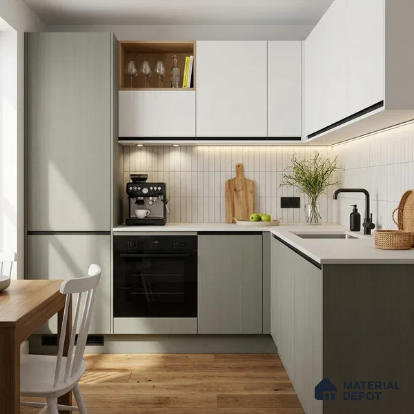 Wooden Look LM 24429 8 ft x 4 ft Texture Finish Decorative Laminate - 1 mm | Suitable for TV Unit, Wardrobe, Kitchen Cabinets