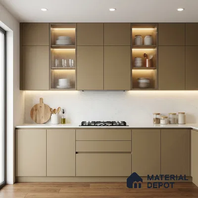 Stone Look LM 24436  8 ft x 4 ft Texture Finish Decorative Laminate - 1 mm | Suitable for TV Unit, Wardrobe, Kitchen Cabinets